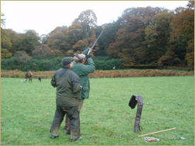 Members of the Picking-up Team with their dogs